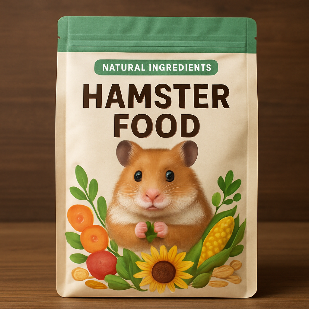 High-quality hamster food with natural ingredients